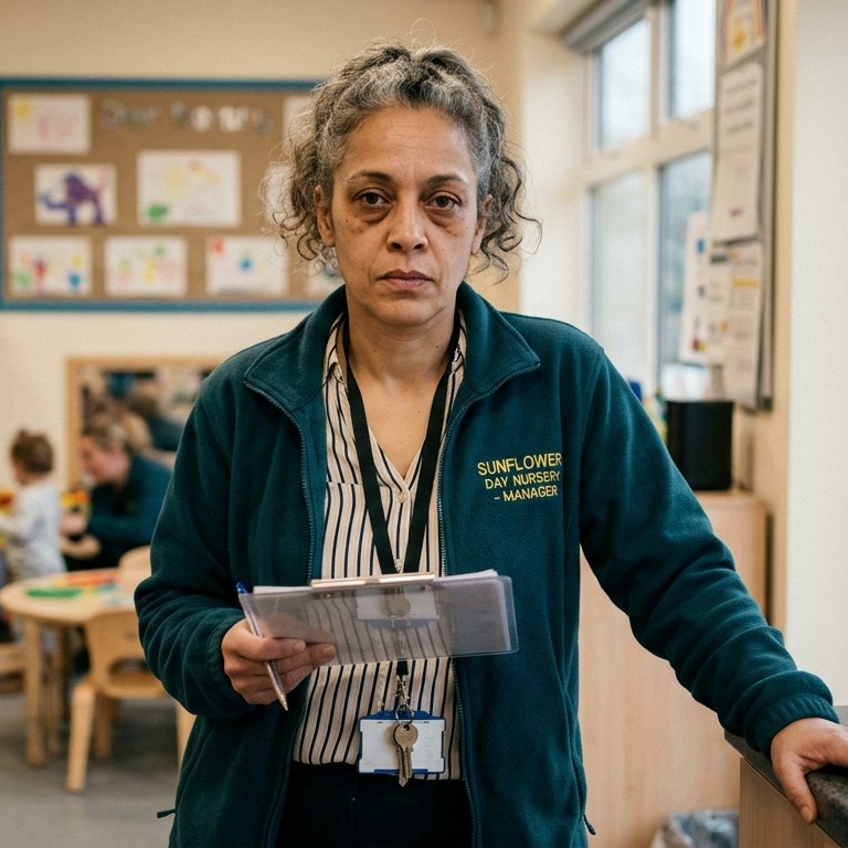Nursery manager stressed