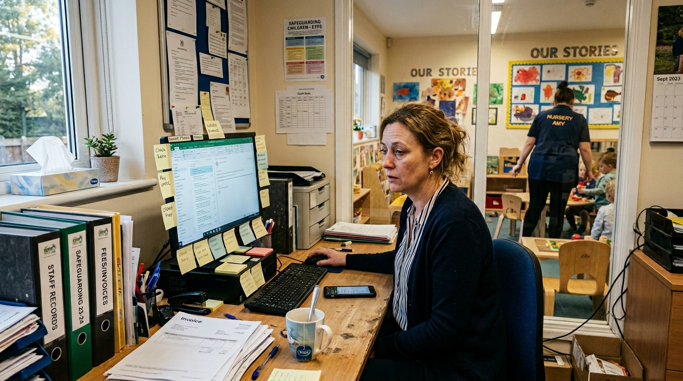 Nursery manager overwhelmed by admin
